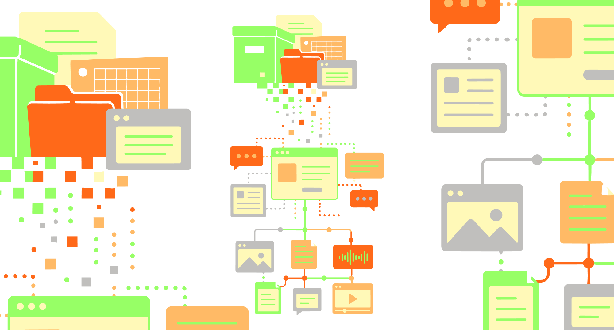 Transformación de unidades de información a través de IA